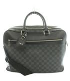 ルイヴィトン LOUIS VUITTON ダミエ グラフィット オーバーナイト 2WAY ブリーフケース ビジネスバッグ ハンド ショルダー キャンバス 黒 ブラック N41004 /BB ■OH