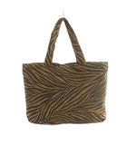 アパルトモン ドゥーズィエムクラス L'Appartement DEUXIEME CLASSE ノベルティ Tiger ショッピング トートバッグ ゼブラ柄 黒 ブラック 茶 ブラウン /MI ■OS