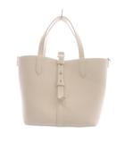 チャールズ&キース  CHARLES&KEITH Beryl ベリル リサイクルレザーバケツバッグ ショルダーバッグ ハンドバッグ 2way オフホワイト /SR