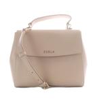 フルラ FURLA トップハンドル2WAYバッグ ショルダーバッグ ハンドバッグ レザー ピンクベージュ /SR ■SH