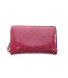 グッチ GUCCI マイクロ グッチシマ コインケース 財布 ラウンドファスナー ウォレット ジップアラウンド マイクロGG柄 ピンク 255452 /RI ■OS ■OH