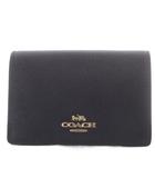 コーチ COACH ビジネス カード ケース 名刺入れ レザー ブラック 87731 /YO13 ■AD