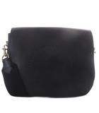 アニヤハインドマーチ ANYA HINDMARCH Ebury Satchel Smiley Shoulder Bag ショルダーバッグ ワンショルダー レザー ブラック /YO31