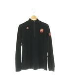 パーリーゲイツ PEARLY GATES ロゴ ハーフジップ カットソー ストレッチ 長袖 2 紺 ネイビー /HS ■OS