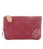 ルイヴィトン LOUIS VUITTON モノグラム ヘリテージ ポシェットクレ カードキーケース ポンディシェリ ピンク M27111 /YO25 ■OH