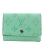 ルイヴィトン LOUIS VUITTON タイガラマ ヴィクター ウォレット 財布 三つ折り ミント M28070 /YO24 ■OH
