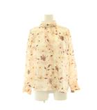 セオリーリュクス theory luxe 26SS Spring Blooms Print Melly blouse ブラウス プルオーバー シアー 花柄 S32 ピンク マルチカラー /CX ■OS
