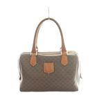 セリーヌ CELINE ボストンバッグ ハンドバッグ マカダム柄 茶 ブラウン /MI ■OS ■OH