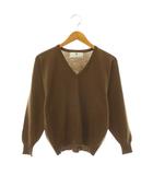 バランタイン BALLANTYNE カシミヤ Vネックニット セーター 長袖 40 茶 ブラウン /HS ■OS ■SH
