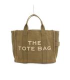 THE TOTE BAG トートバッグ キャンバス ロゴプリント カーキベージュ /MI ■OS