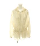 セオリーリュクス theory luxe 26SS Tori Charlene Blouson ブルゾン ジャケット シアー フード 38 ベージュ /CX ■OS ■SH