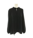 セオリーリュクス theory luxe 25AW Marvine Camila Blouse ブラウス プルオーバー タック バンドカラー 38 紺 ネイビー /CX ■OS ■SH