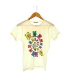 ヒステリックグラマー HYSTERIC GLAMOUR ギターヒスベアプリントTシャツ カットソー 半袖 コットン F オフホワイト マルチカラー /DO ■OS ■SH
