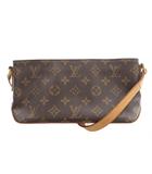 ルイヴィトン LOUIS VUITTON M51240 モノグラム トロター ショルダーバッグ キャンバス レザー ロゴ 茶 ブラウン /BB ■OH