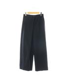 プラステ PLST 26SS シェイプリザーブラップパンツ ワイド ストレート センタープレス M 紺 ネイビー /CX ■OS