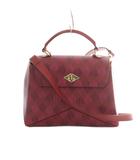 バランタイン BALLANTYNE DIAMOND BAG 2WAY ハンドバッグ ショルダーバッグ 総柄 ボルドー /MI ■OS