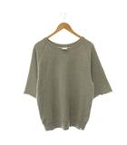 ループウィラー LOOPWHEELER LOWERCASE Halfsleeve Sweat スウェット ×LAppartement トレーナー 七分袖 M グレー /HS ■OS