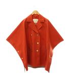 マッキントッシュ MACKINTOSH GLENDEARG ゴム引きポンチョコート ダブル 6 オレンジ /HK ■OS
