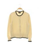 セオリー Theory 24SS Wave Boucle Tipped Cardi カーディガン ニット M アイボリー /MY ■OS
