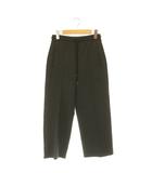セオリー Theory 24AW EASY TRACK PANTS パンツ トラックパンツ ダンボールニット ピンタック アンクル丈 XS ダークグレー /HS ■OS