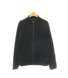 セオリー Theory DOUBLE KNIT RIB CITY BOMBER SP ブルゾン ダブルリブニット ボンバー ジャケット ジップアップ S 黒 ブラック /HS ■OS