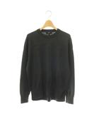 セオリー Theory Silky Wool Karenia Yoke ニット セーター クルーネック 長袖 S ダークグレー /HS ■OS