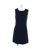 ダイアンフォンファステンバーグ DIANE von FURSTENBERG CARPREENA MINI ワンピース ひざ丈 ノースリーブ バックファスナー 2 M 紺 ネイビー /YQ ■OS ■PN