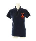 ラルフローレン RALPH LAUREN ポロシャツ 刺繍 M 紫 /MI ■OS ■GY39 ■AX