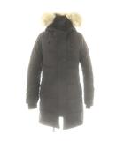 カナダグース CANADA GOOSE 2302JL マッケンジー パーカ ヘリテージ ダウンコート フード コヨーテファー S 紺 /MI ■OS ■GY09