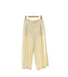 ヒューマンウーマン HUMAN WOMAN レーヨン麻ツイルタンブラーパンツ セミワイド SS ベージュ /NR ■OS ■FR