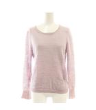 マーガレットハウエル MARGARET HOWELL ニット セーター 長袖 リネン ラベンダー /HK ■OS ■FR