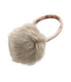 フェイラー FEILER ラブラリー チャーム キーホルダー ベージュ ピンク /SR