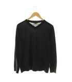 カットソー Vネック ウール 長袖 M チャコールグレー /HS ■OS ■MA