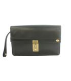 ダンヒル dunhill セカンドバッグ クラッチバッグ レザー フラップ 黒 ブラック /MI ■OS ■MA