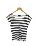 ラルフローレン RALPH LAUREN キッズ カットソー Tシャツ 半袖 ボーダー XL 16 ネイビー ホワイト /ES ■OS ■MA