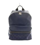 ルイヴィトン LOUIS VUITTON M30229 タイガラマ ディスカバリーバックパック リュックサック レザー モノグラム キャンバス ロゴ 青 ブルー /BB ■OH ■GY99