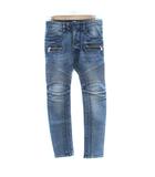  ネイティブラウンジ NATIVE LOUNGE デニムパンツ ジーンズ スキニーパンツ ロング丈 ウォッシュ加工 28 L 青 ブルー /HO1
