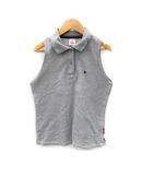 ルコックスポルティフ le coq sportif ポロシャツ ノースリーブ ポロカラー 無地 L グレー /SY30