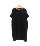 アウトドアプロダクツ OUTDOOR PRODUCTS ワンピース ミモレ丈 半袖 3L 大きいサイズ 黒 ブラック /YK44