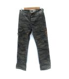 ポールスミスジーンズ Paul Smith JEANS カーゴパンツ ワークパンツ ロング丈 ミリタリー 迷彩柄 カモフラ柄 M カーキ 緑 グリーン /SM8