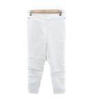 ミラショーン mila schon テーパードパンツ 七分丈 ペイズリー柄 40 L オフホワイト /HO40