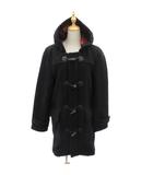 ダッフルコート ロング丈 フード付き オーバーサイズ L ダークグレー /YK1