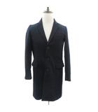 ジャーナルスタンダード JOURNAL STANDARD チェスターコート ロング丈 オーバーサイズ S 紺 ネイビー /YK1