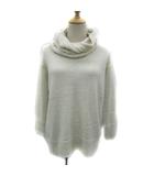 23区 オンワード樫山 ニット セーター 長袖 Vネックラメ スヌード付き ウール混 38 M オフホワイト /YS22