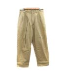 フリークスストア FREAKS STORE ワイドテーパードパンツ アンクル丈 ハイウエスト 38 M ベージュ /HO34