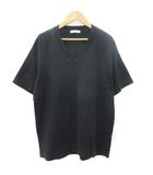 ユナイテッドアローズ UNITED ARROWS Tシャツ カットソー 半袖 Vネック 無地 S ブラック 黒 /YM34