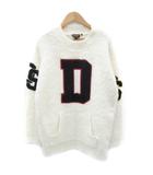 ダブルスタンダードクロージング ダブスタ DOUBLE STANDARD CLOTHING ニット セーター 長袖 ブークレ 38 M オフホワイト 白 /YM3
