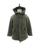 アーバンリサーチ ドアーズ URBAN RESEARCH DOORS モッズコート ミリタリーコート ミドル丈 ダブルジップ 2way フード付き ライナー付き One カーキ /YK8