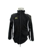ミズノ MIZUNO スポーツウェア ウィンドブレーカー ジャケット ミドル丈 裏起毛 M 黒 ブラック /HO1
