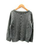 ヒューマンウーマン HUMAN WOMAN ニット セーター 長袖 ラウンドネック M グレー /SY42